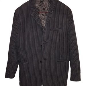 Cezani gently worn men’s blue/grey pinstripejacket